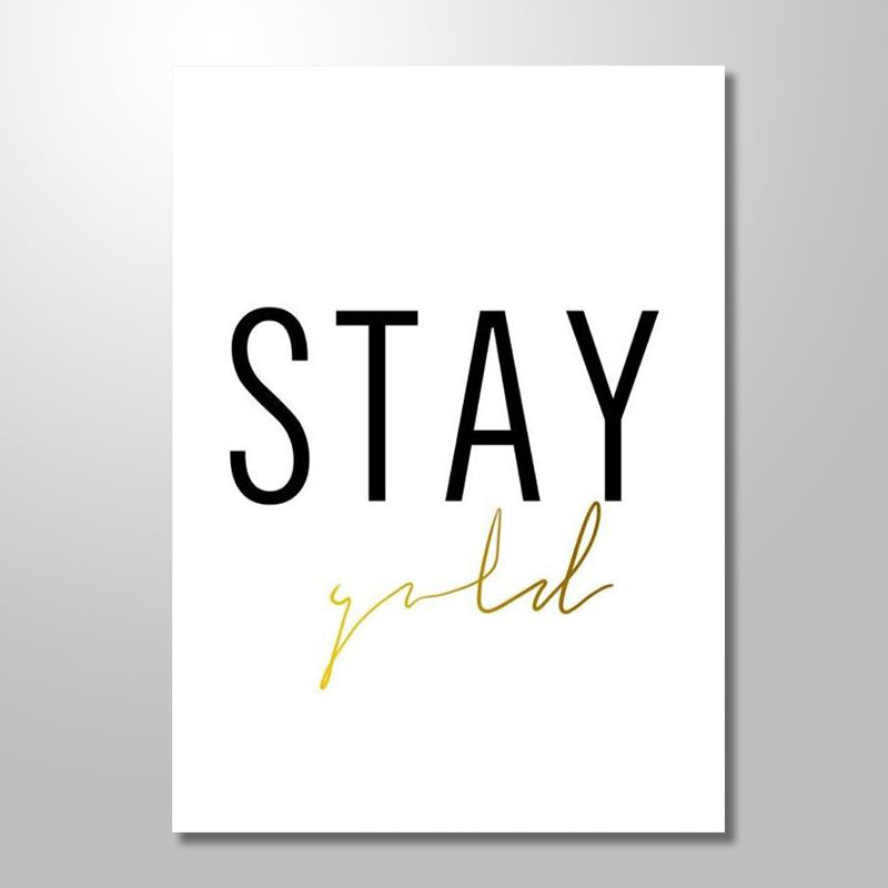 STAY GOLD freeshipping - Wall Agenda