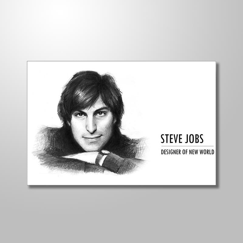 STEVE JOBS DESIGNER OF NEW WORLD freeshipping - Wall Agenda