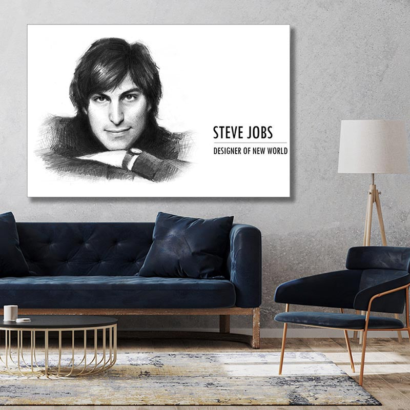 STEVE JOBS DESIGNER OF NEW WORLD freeshipping - Wall Agenda