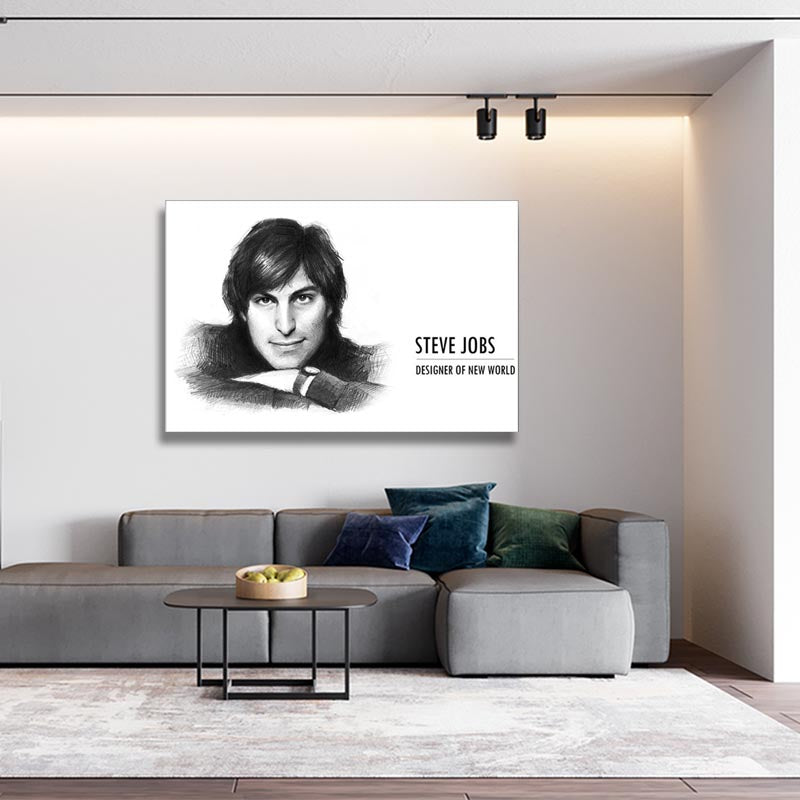 STEVE JOBS DESIGNER OF NEW WORLD freeshipping - Wall Agenda