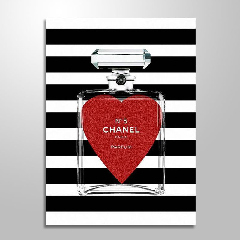 STRIPE CHANEL PAINTING freeshipping - Wall Agenda