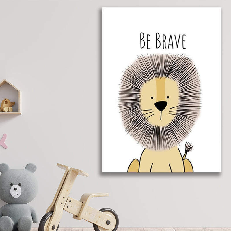 BE BRAVE KIDS PRINT freeshipping - Wall Agenda