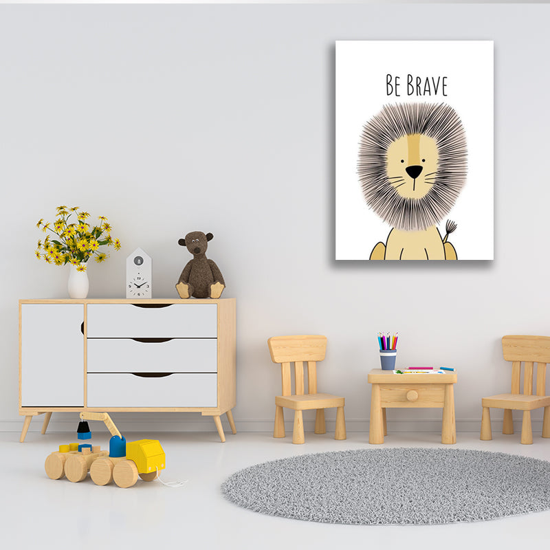 BE BRAVE KIDS PRINT freeshipping - Wall Agenda