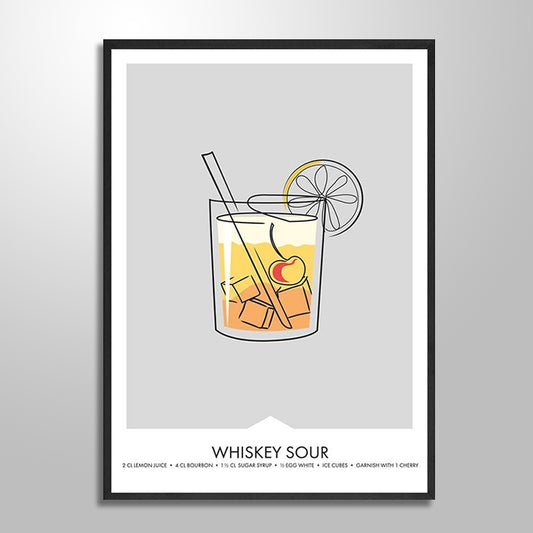 THE WHISKEY SOUR freeshipping - Wall Agenda