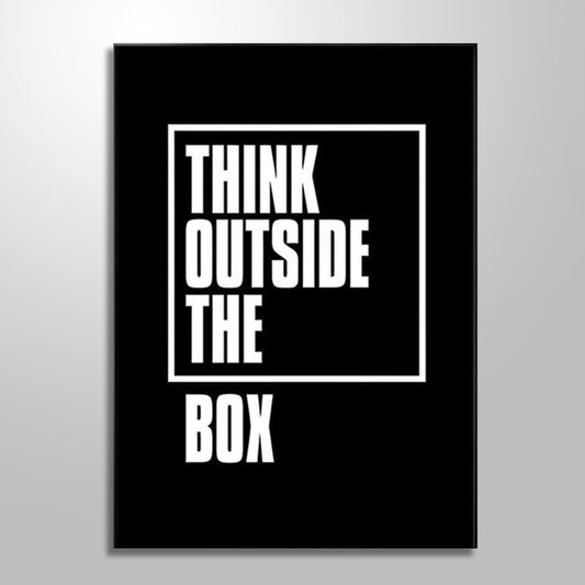 THINK OUTSIDE THE BOX mywallspace  25.99 Wall Agenda