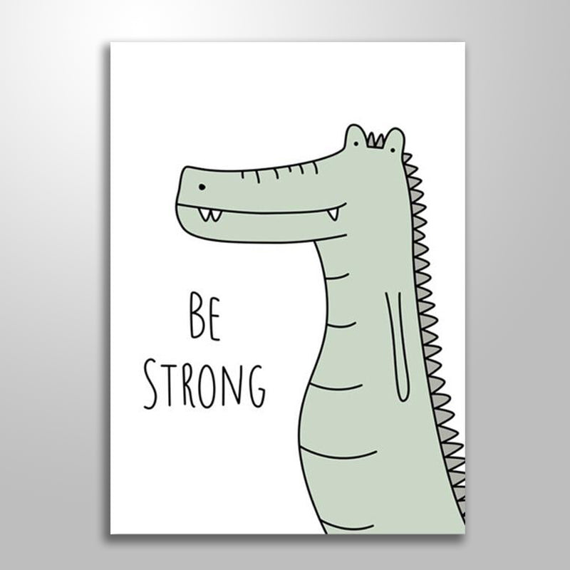 BE STRONG KIDS PRINT freeshipping - Wall Agenda