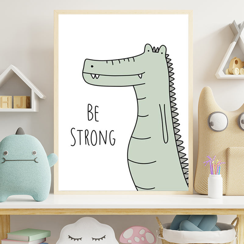 BE STRONG KIDS PRINT freeshipping - Wall Agenda