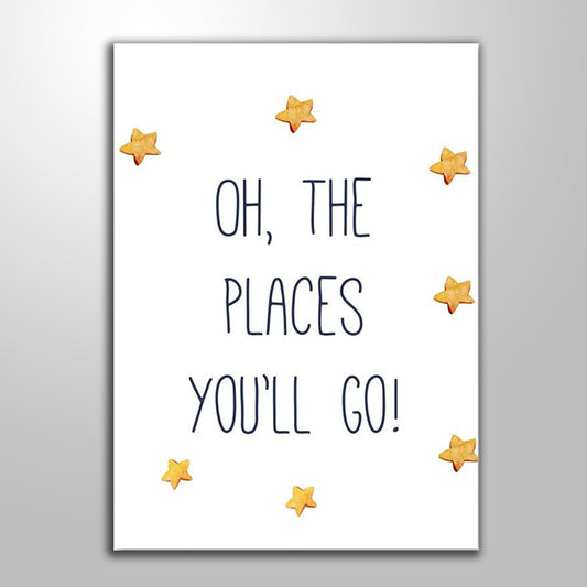 OH THE PLACES freeshipping - Wall Agenda