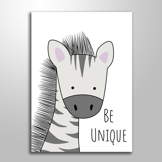 BE UNIQUE ZEBRA KIDS PRINT freeshipping - Wall Agenda