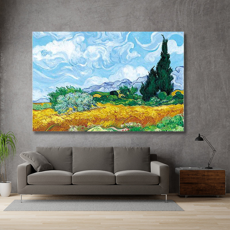 VAN GOGH GOLDEN FIELDS freeshipping - Wall Agenda