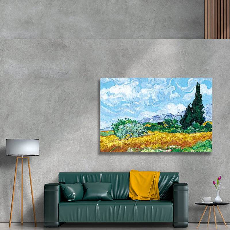 VAN GOGH GOLDEN FIELDS freeshipping - Wall Agenda