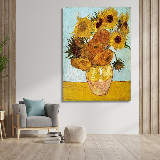 VAN GOGH SUNFLOWER freeshipping - Wall Agenda