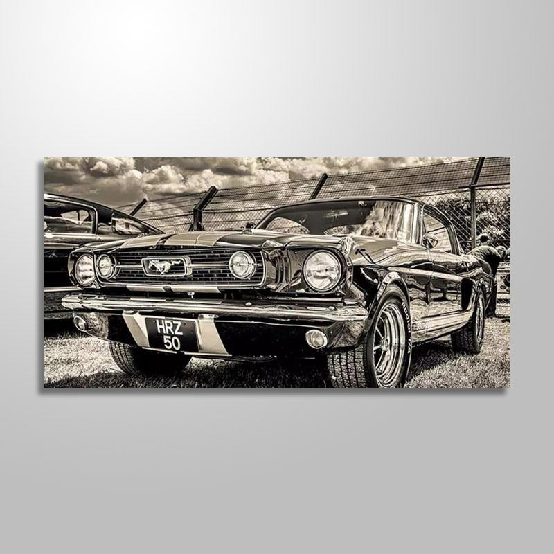 VINTAGE MUSTANG CLOSE UP freeshipping - Wall Agenda