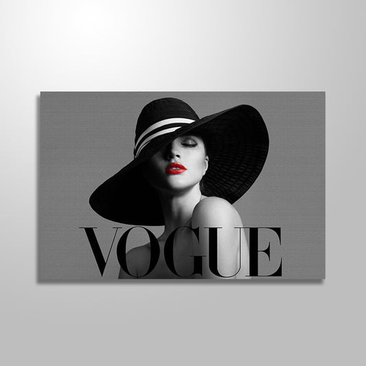 VOGUE GRAY PAINTING freeshipping - Wall Agenda