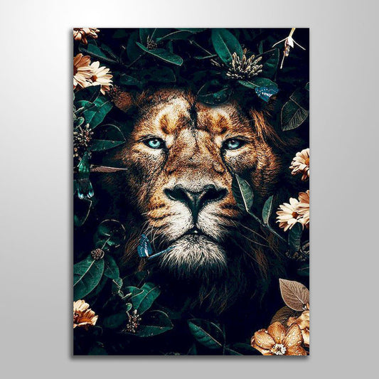 FLORAL LION freeshipping - Wall Agenda