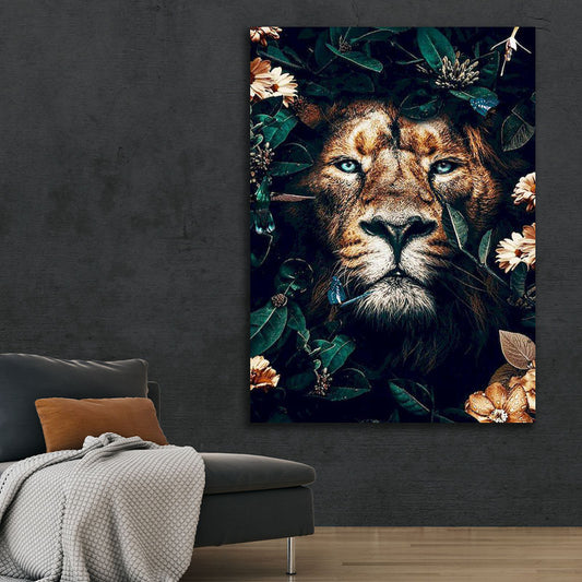 FLORAL LION freeshipping - Wall Agenda