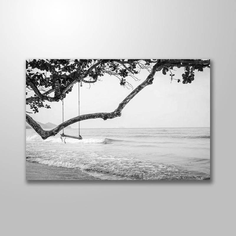 BEACH SWING IN GREYSCALE freeshipping - Wall Agenda