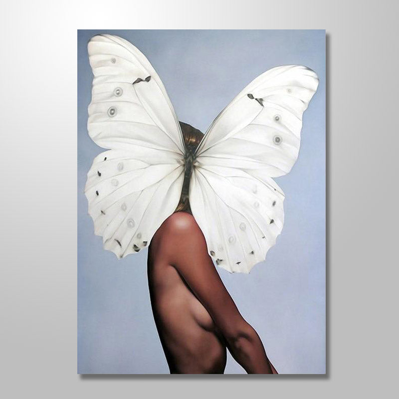 WHITE BUTTERFLY NAKED LADY mywallspace  15.99 Wall Agenda