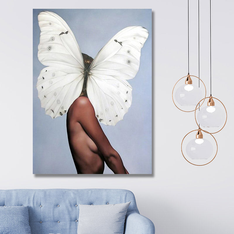 WHITE BUTTERFLY NAKED LADY mywallspace  15.99 Wall Agenda