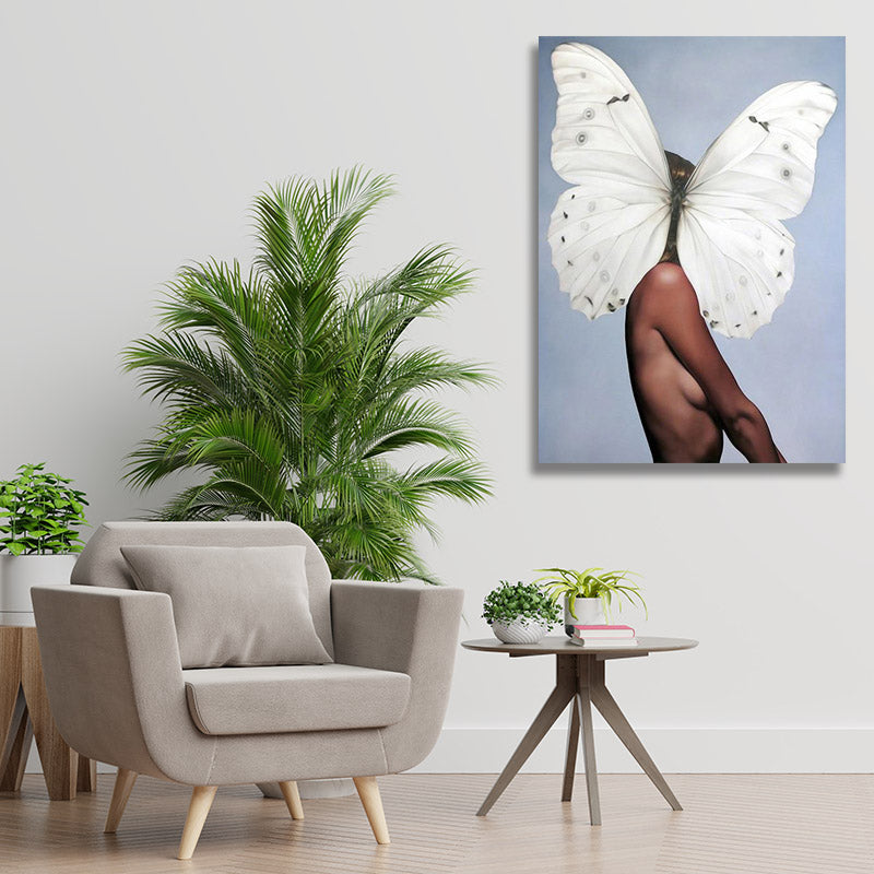 WHITE BUTTERFLY NAKED LADY mywallspace  15.99 Wall Agenda