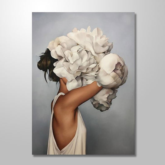 WHITE FLOWER LADY mywallspace  15.99 Wall Agenda