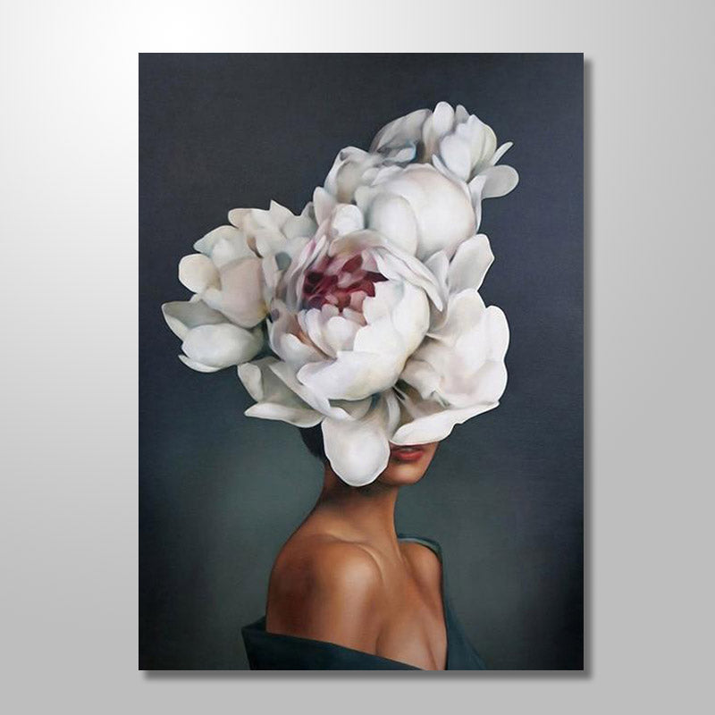 WHITE FLOWER LADY mywallspace  15.99 Wall Agenda