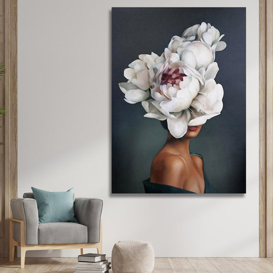 WHITE FLOWER LADY mywallspace  15.99 Wall Agenda