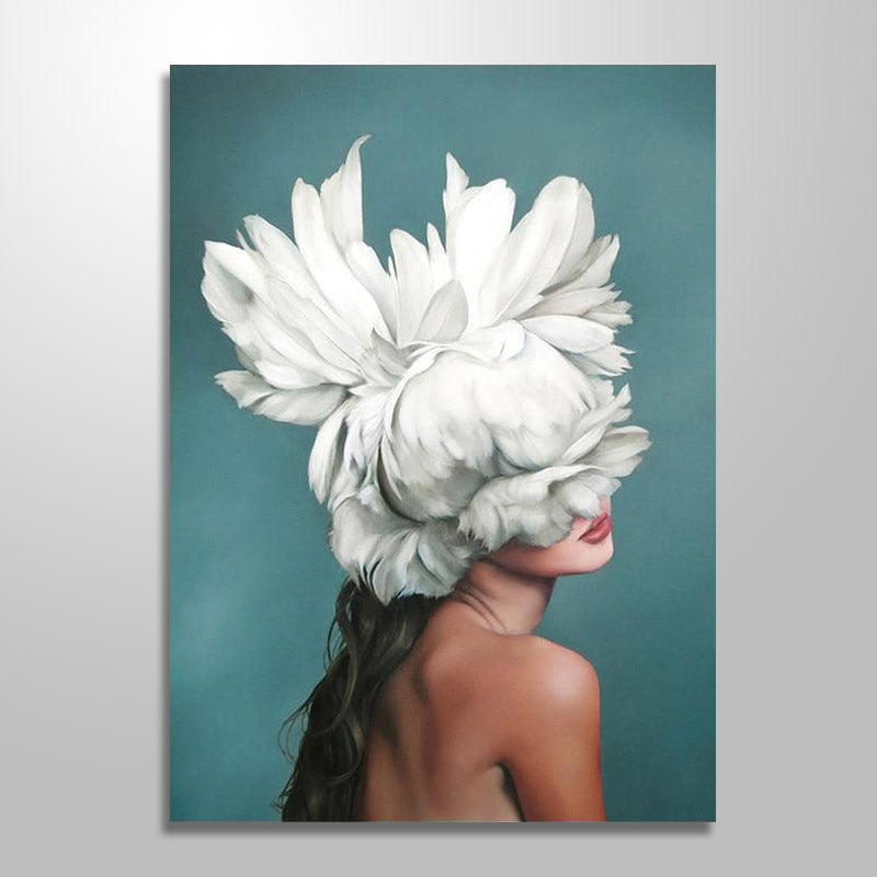 WHITE FLOWER LADY mywallspace  15.99 Wall Agenda