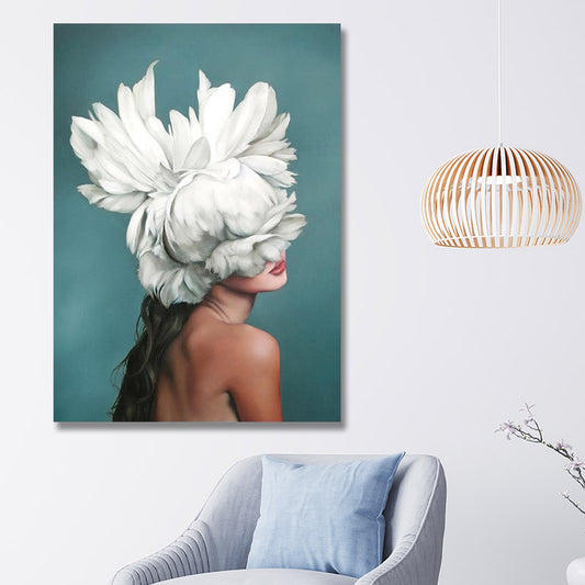 WHITE FLOWER LADY mywallspace  15.99 Wall Agenda