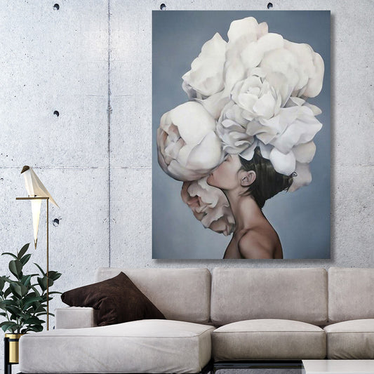 WHITE FLOWER LADY mywallspace  15.99 Wall Agenda