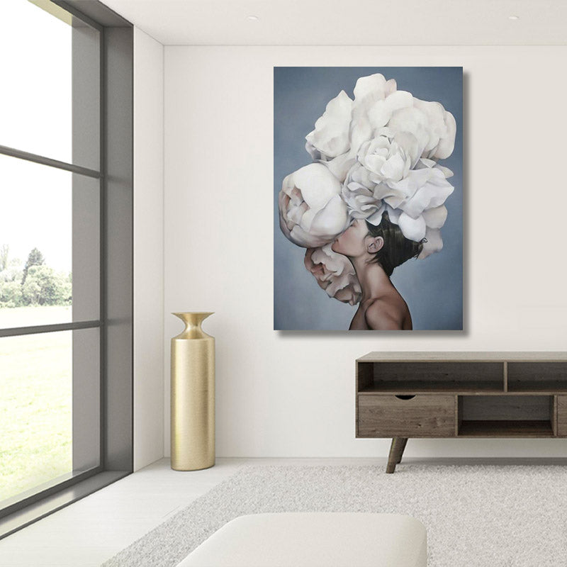 WHITE FLOWER LADY mywallspace  15.99 Wall Agenda