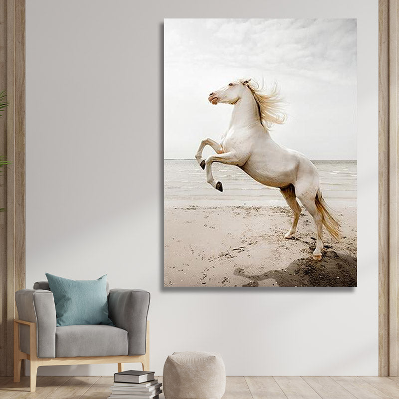 WHITE HORSE PAINTING freeshipping - Wall Agenda