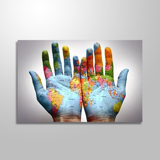 WORLD IN YOUR HANDS freeshipping - Wall Agenda
