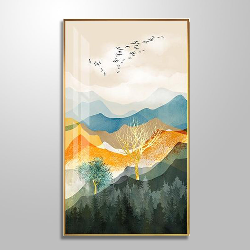 YELLOW LANDSCAPE PAINTING freeshipping - Wall Agenda