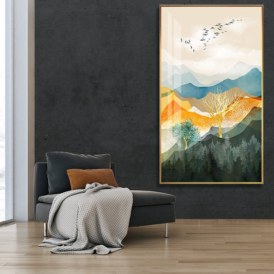 YELLOW LANDSCAPE PAINTING freeshipping - Wall Agenda