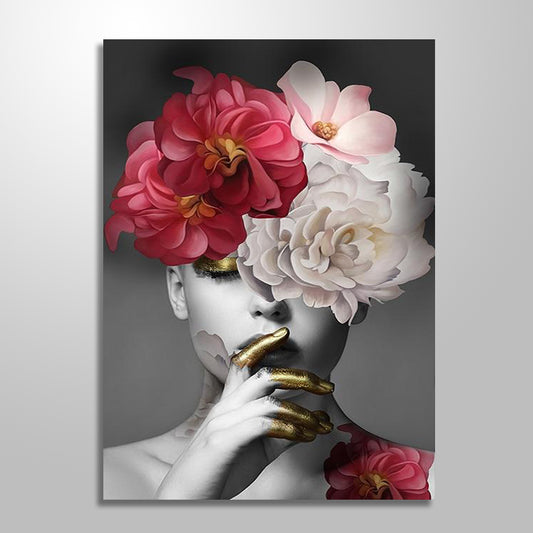 FLORAL HEAD freeshipping - Wall Agenda