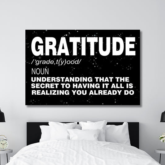 GRATITUDE freeshipping - Wall Agenda