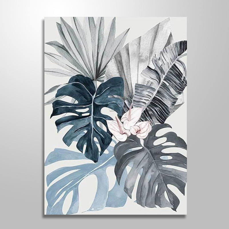 GRAY LEAVES 1 freeshipping - Wall Agenda