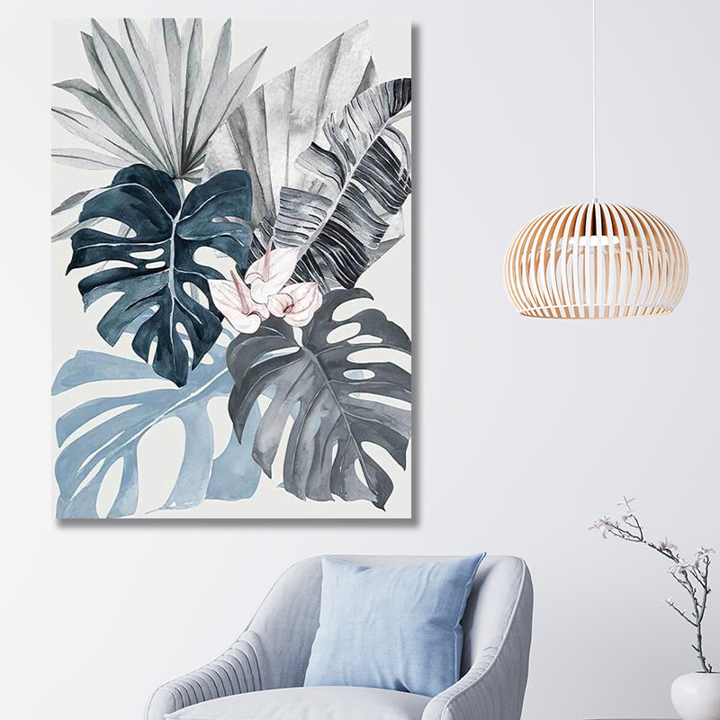 GRAY LEAVES 1 freeshipping - Wall Agenda