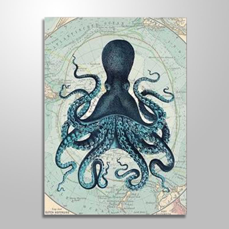 GREEN OCTOPUS freeshipping - Wall Agenda