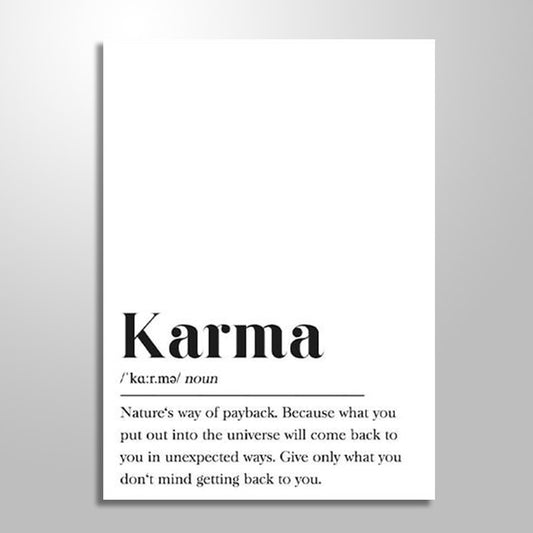 KARMA freeshipping - Wall Agenda