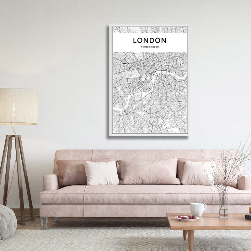 LONDON CITY MAP freeshipping - Wall Agenda