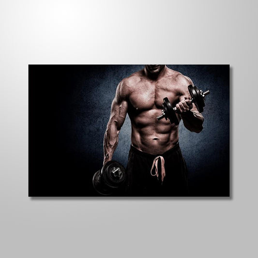 MAN WEIGHTLIFTING freeshipping - Wall Agenda