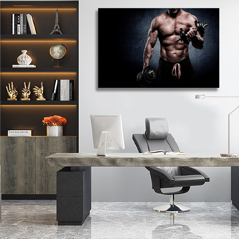 MAN WEIGHTLIFTING freeshipping - Wall Agenda