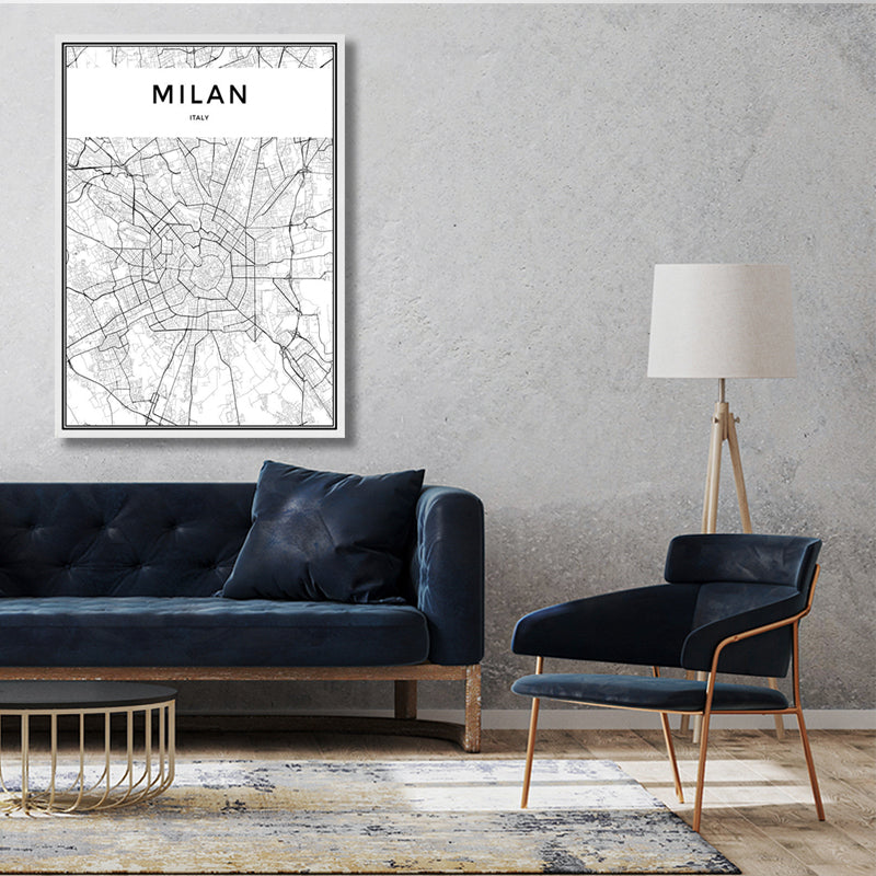 MILAN CITY MAP freeshipping - Wall Agenda