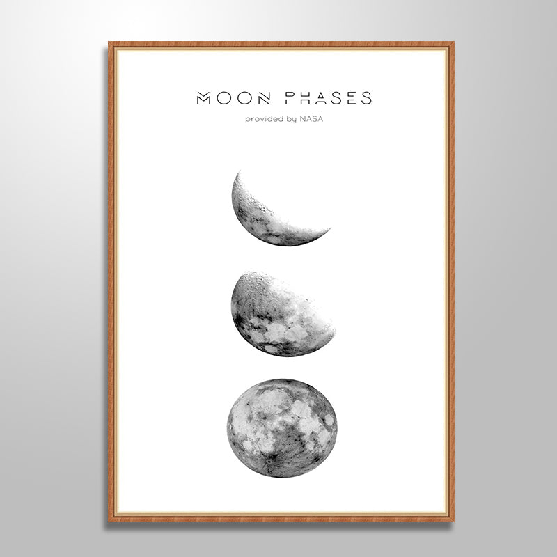 MOON PHASES WHITE freeshipping - Wall Agenda