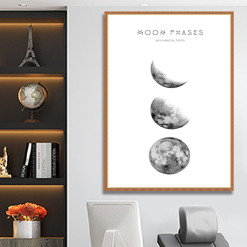 MOON PHASES WHITE freeshipping - Wall Agenda