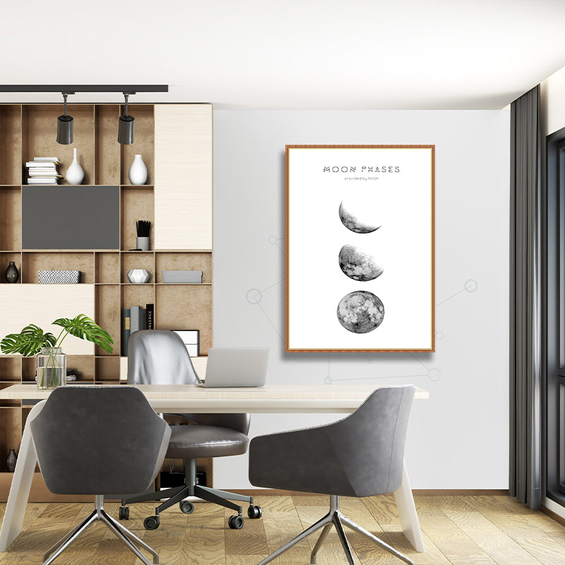 MOON PHASES WHITE freeshipping - Wall Agenda