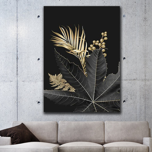 BLACK AND LEAVES freeshipping - Wall Agenda