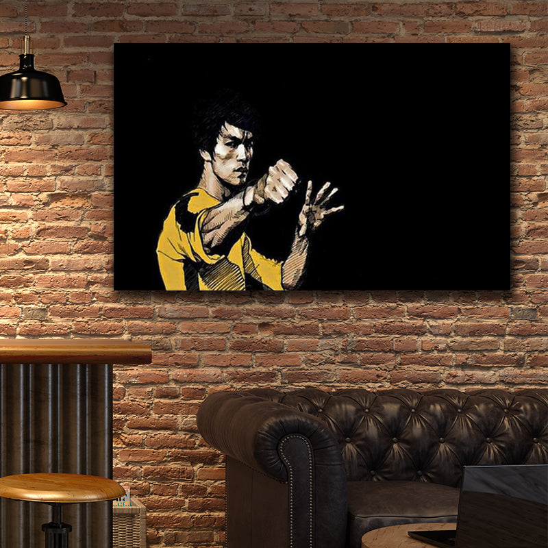 BLACK BRUCE LEE freeshipping - Wall Agenda